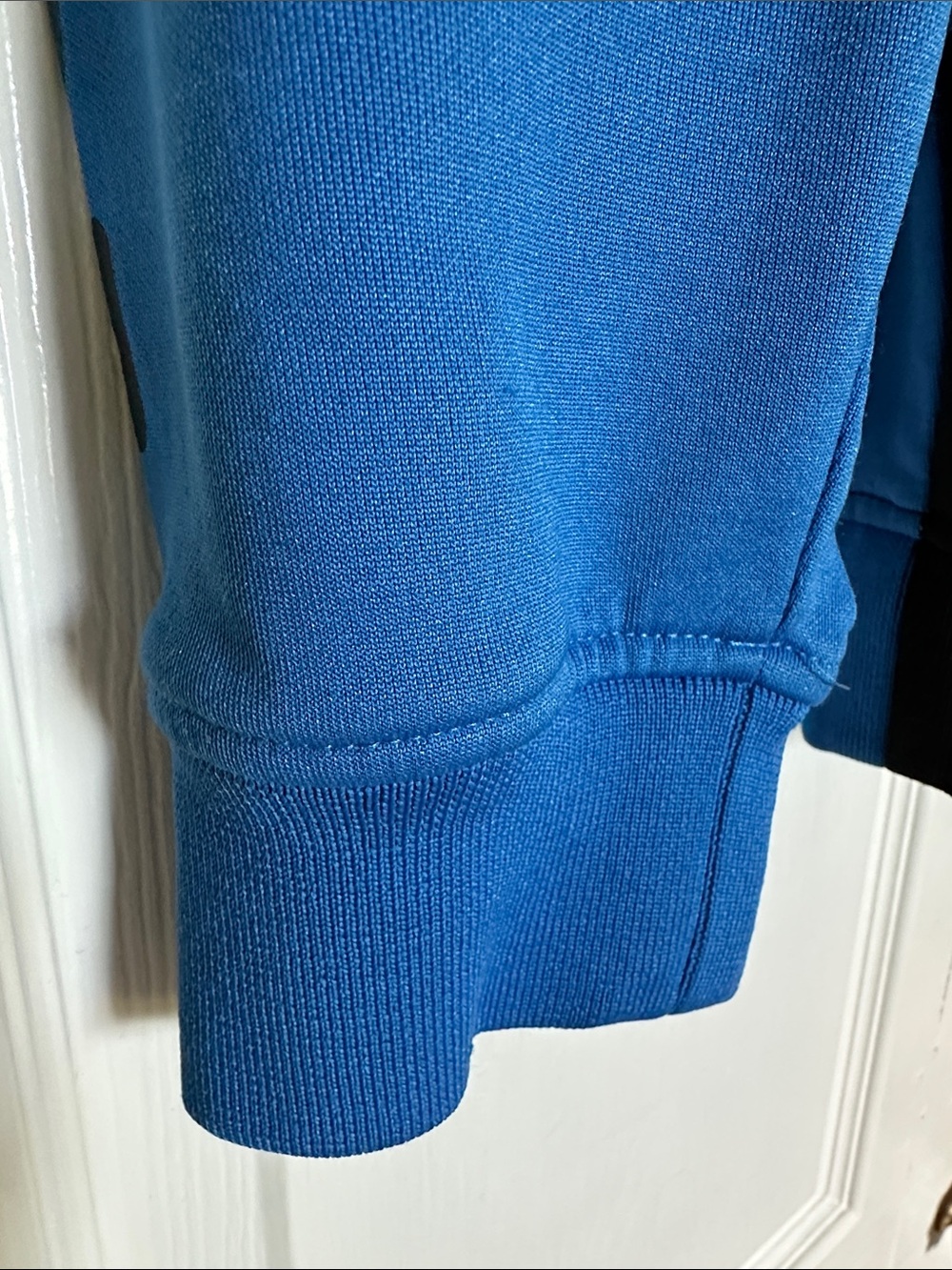 Blue and Black Striped Full-Zip Jacket - Picture 3 of 8
